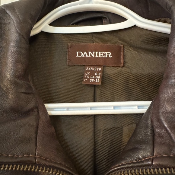 Vintage Genuine Leather Jacket In Dark Chocolate - Picture 4 of 6